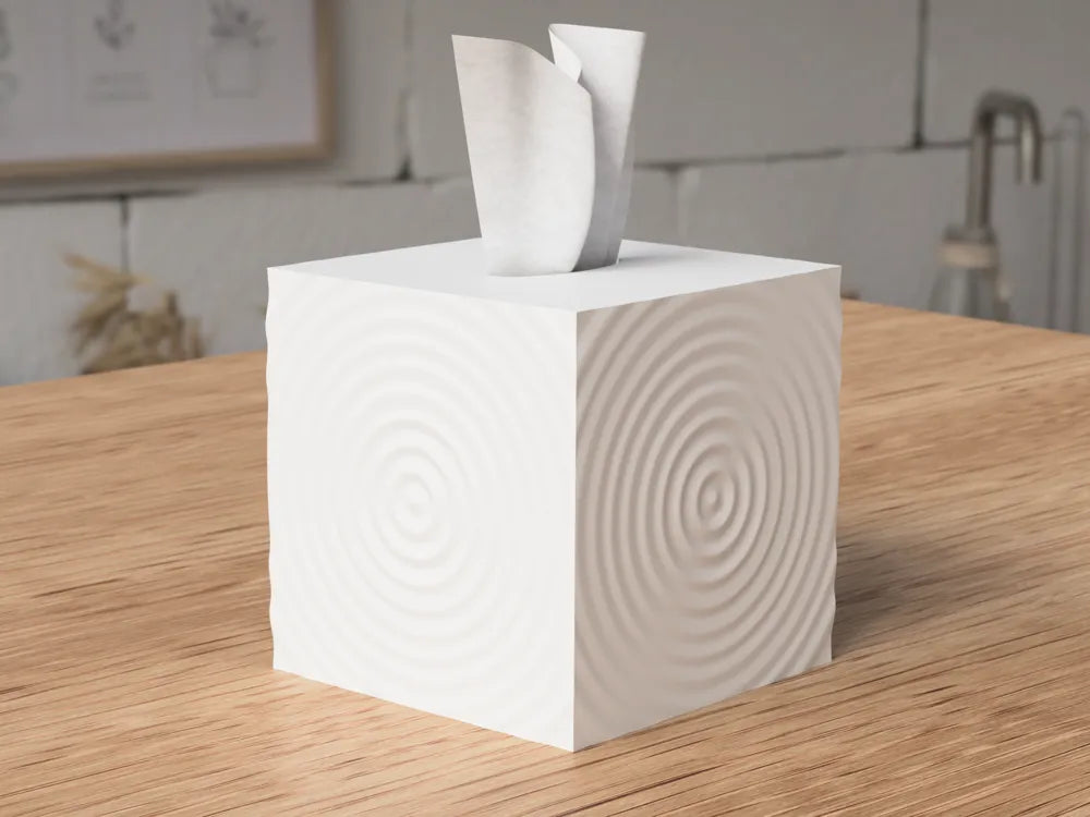 Ripple Tissue Box Cover