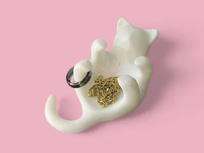 Cat Ring & Jewelry Holder