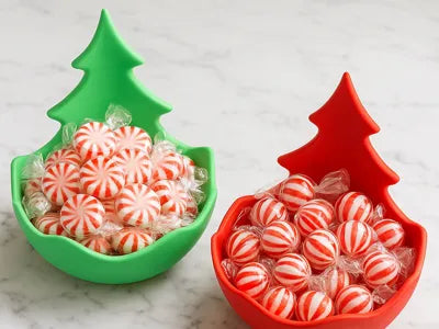 Festive Christmas Tree Candy Bowl