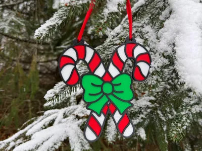 Candy Cane Christmas Ornament