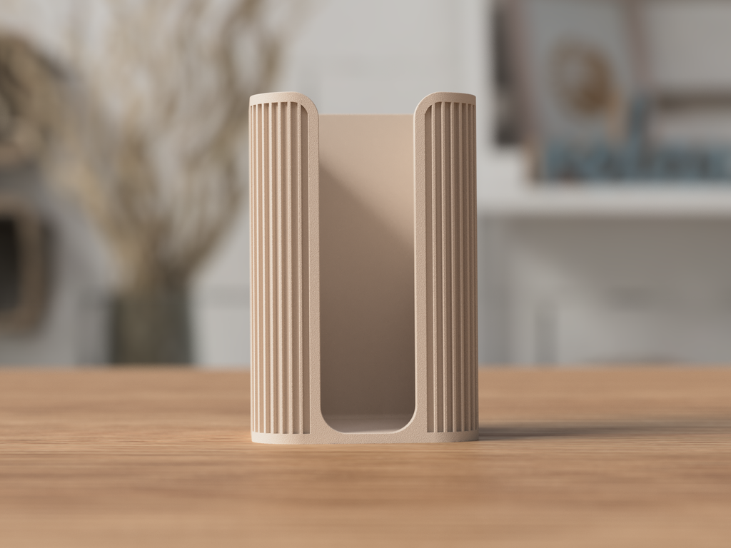 Ribbed Cotton Pad Holder