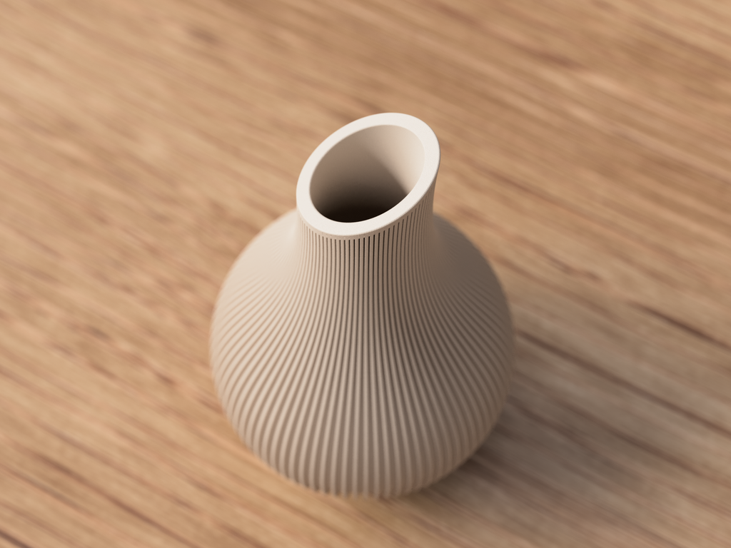 Shizu Ribbed Vase